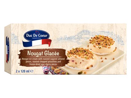 Nugátízű jégkrém