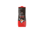 Embalagem de Café Torrado Moído Intenso Bellarom com uma xícara de café.