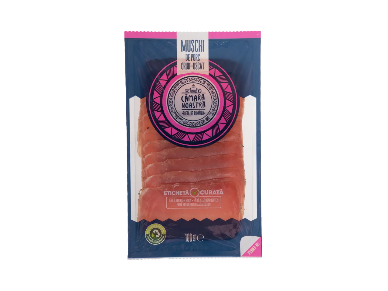 Pachet felii de porc uscate Câmara Noastră.