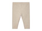Light beige baby leggings with an elastic waistband.