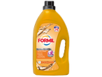 Detergent lichid galben FORMIL, 3 l, cu formulă anti-scămoșare.