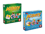 Zwei Activity-Brettspiele: Activity Family Classic und Activity Junior.