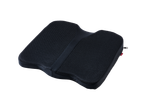 Ergonomic seat cushion with breathable mesh.