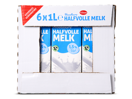 Magere, halfvolle of volle houdbare melk