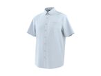 Light blue short-sleeved button-down shirt with a chest pocket
