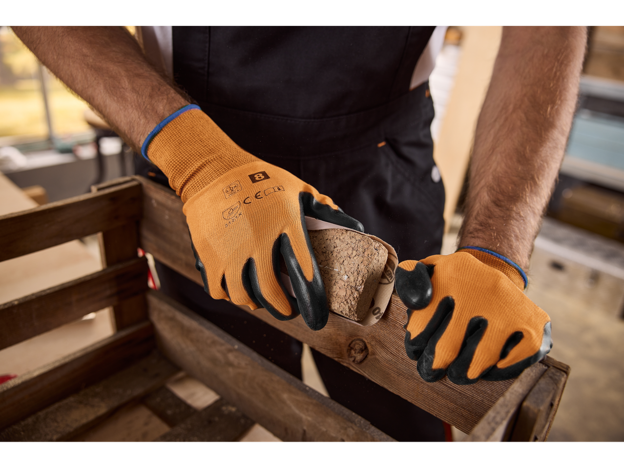 Parkside® radne rukavice bruse drvenu kutiju