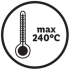 Temperatura maximă 240°C.