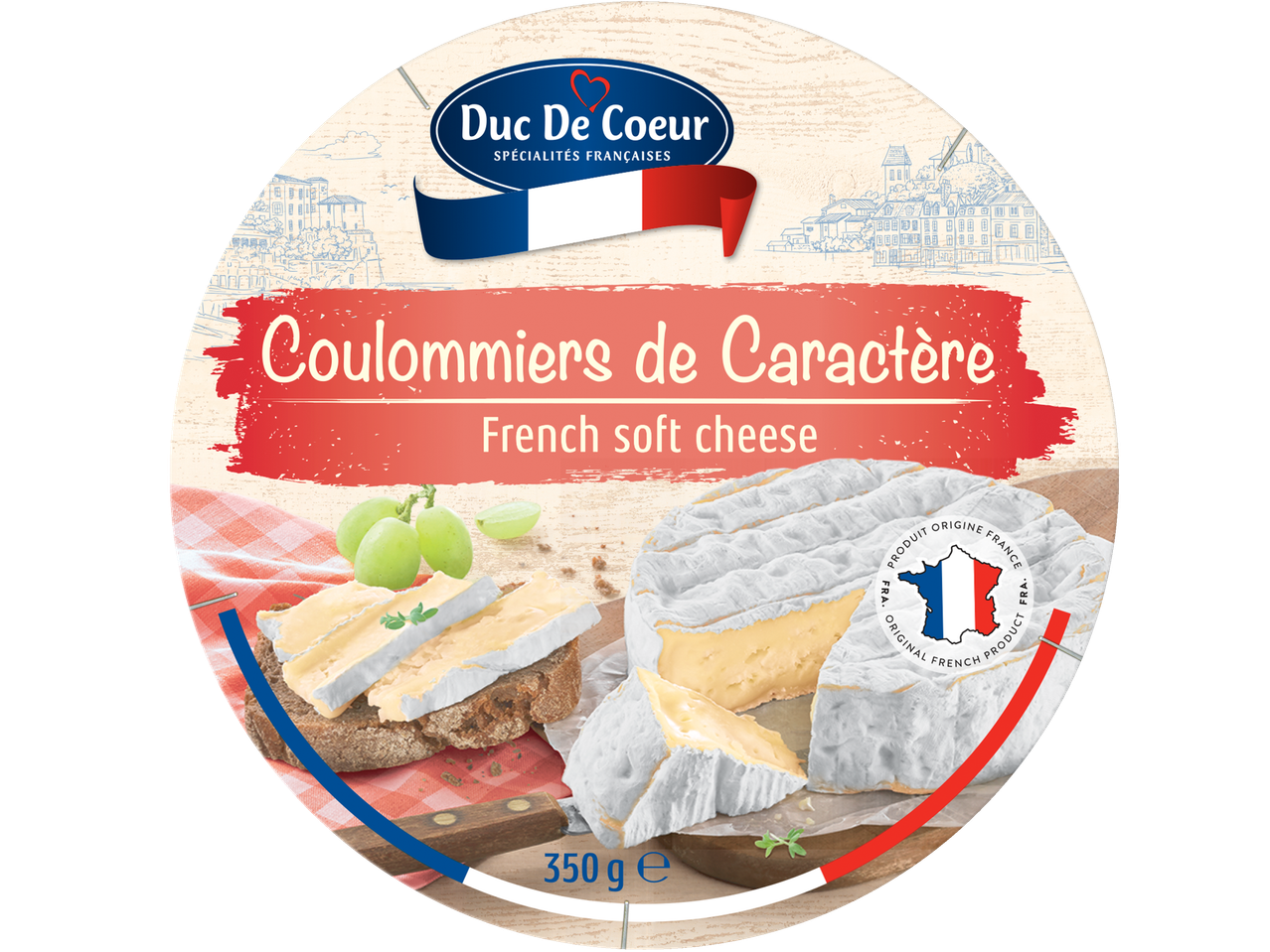 Duc De Coeur Coulommiers: Franse zachte kaas.