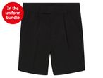 Black school uniform shorts included in a bundle.
