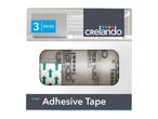 Crelando Adhesive Tape: A pack of three rolls of adhesive tape.