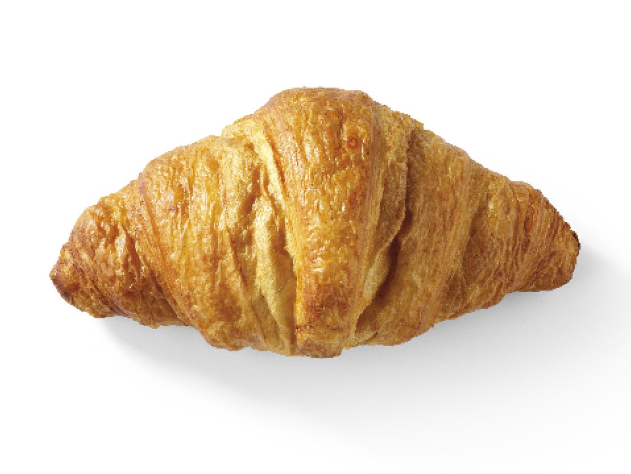 Goudbruin, bladerdeeg croissant.