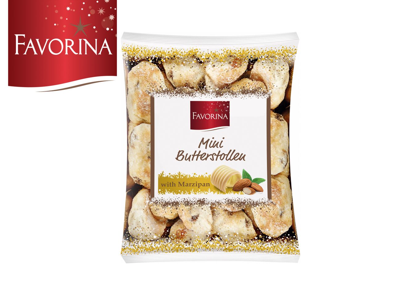 Go to full screen view: Favorina All Butter Mini Stollen Bites - Image 1