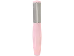 Pink foot file with metal surface.