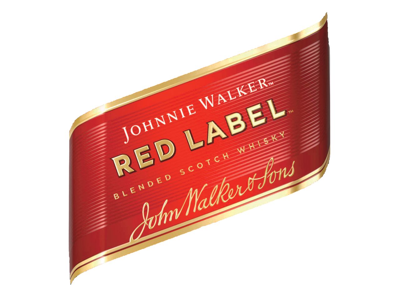 Етикет на Johnnie Walker Red Label шотландско уиски.