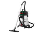 Parkside industrial vacuum cleaner with metal container and long hose.