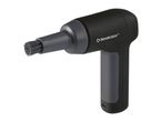 Black and grey electric cleaning brush with a USB-C charging port.