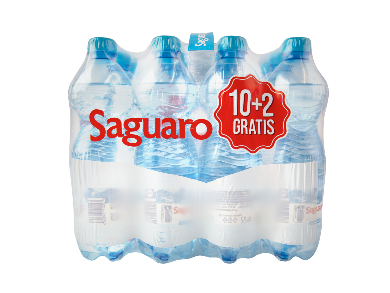 Pakovanje Saguaro mineralne vode sa 10+2 gratis boce