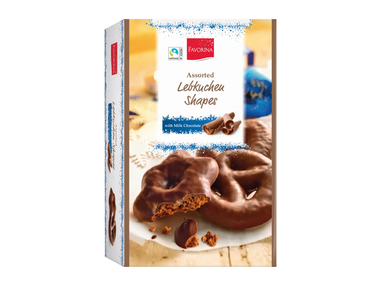 Assorted Lebkuchen Shapes with Milk Chocolate