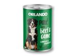 Пастет Orlando с говеждо и дивеч за кучета.