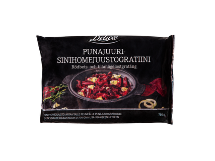 DELUXE Punajuuri-sinihomejuustogratiini