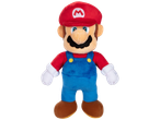 Super Mario Brothers® mīkstā Mario plīša rotaļlieta sarkanā un zilā krāsā