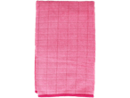 Ροζ πανί καθαρισμού μικροϊνών με καρό σχέδιο από την JES COLLECTION.