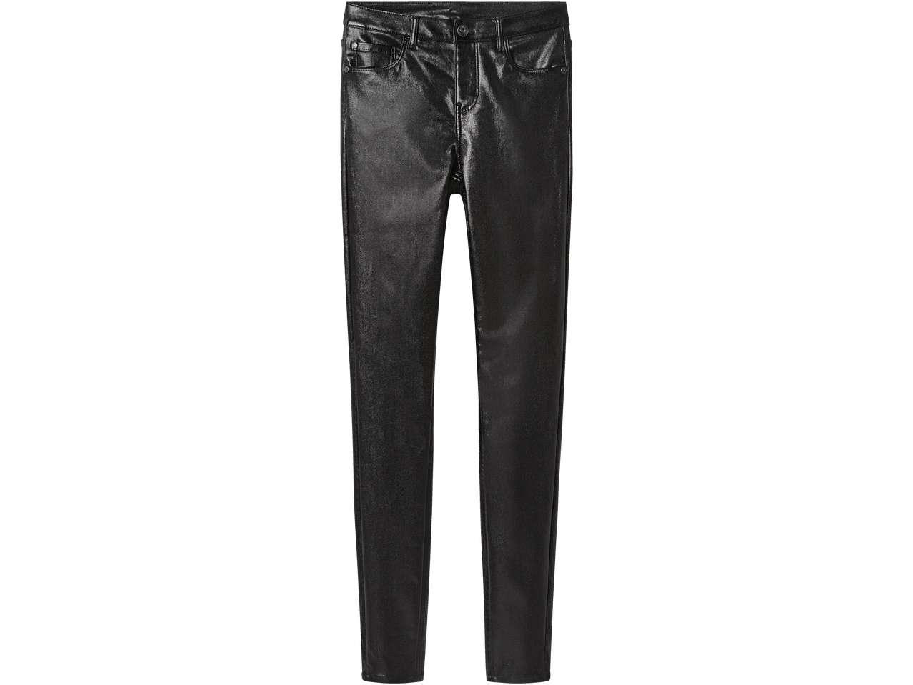 Esmara ženske crne sjajne uske traperice