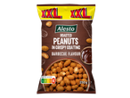 Sachet de cacahuètes grillées enrobées saveur barbecue, format XXL, avec Nutri-Score E.