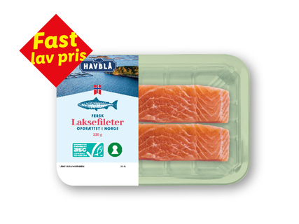 Havblå Laksefileter