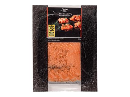 DELUXE Konjakkigraavattu lohifileesiivu