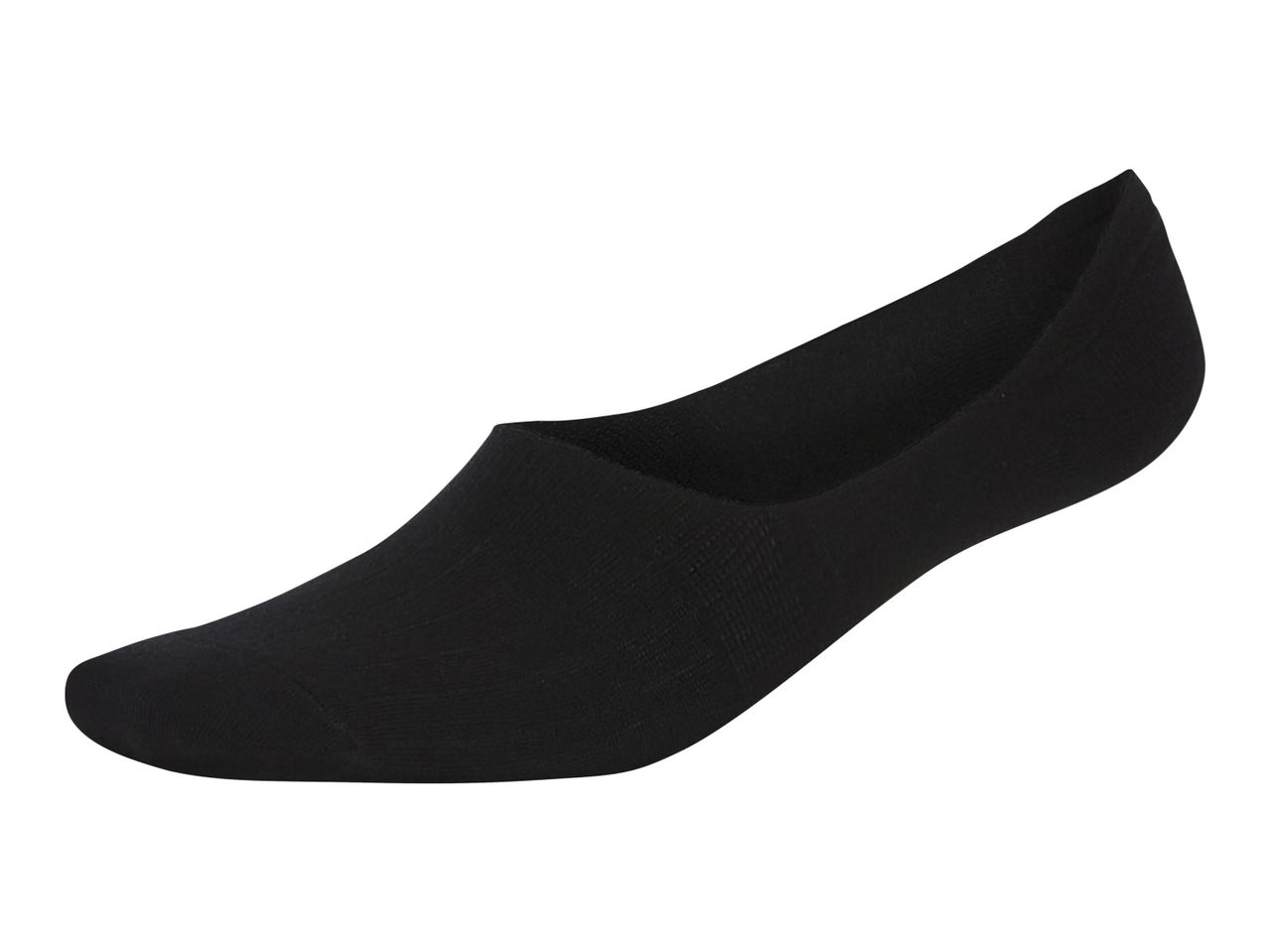 Black no-show socks.