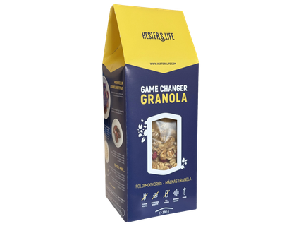 Földimogyorós-málnás granola*