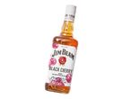 Jim Beam Black Cherry likőr palack, gazdag és gyümölcsös ízekkel.