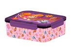 A pink and purple children's lunchbox featuring a Disney Encanto design.