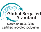 Global Recycled Standard Contains 88% GRS Certified Recycled Polyester
