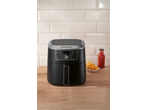 SILVERCREST® 2150W Air Fryer on a wooden counter with fries and sauce