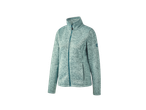 Fleece zip-up jacket, casual style.