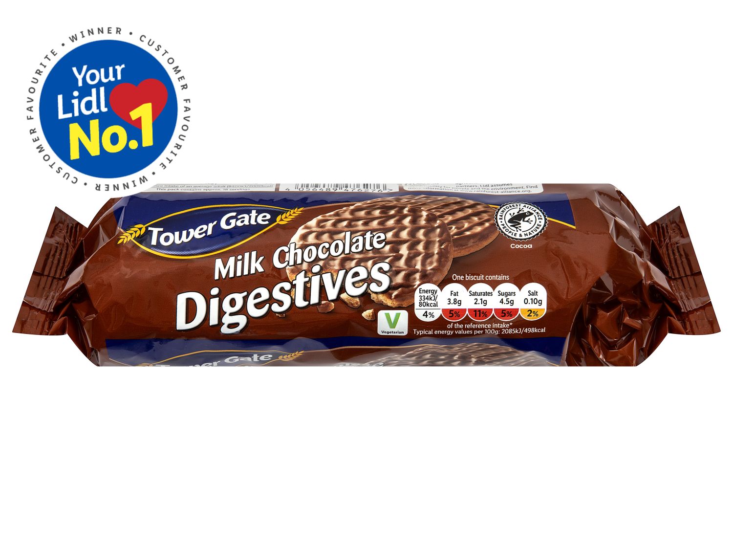Tower Gate Milk Chocolate Digestives | Lidl