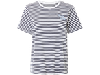 Randig t-shirt i marin stil med texten "Lovely Day".