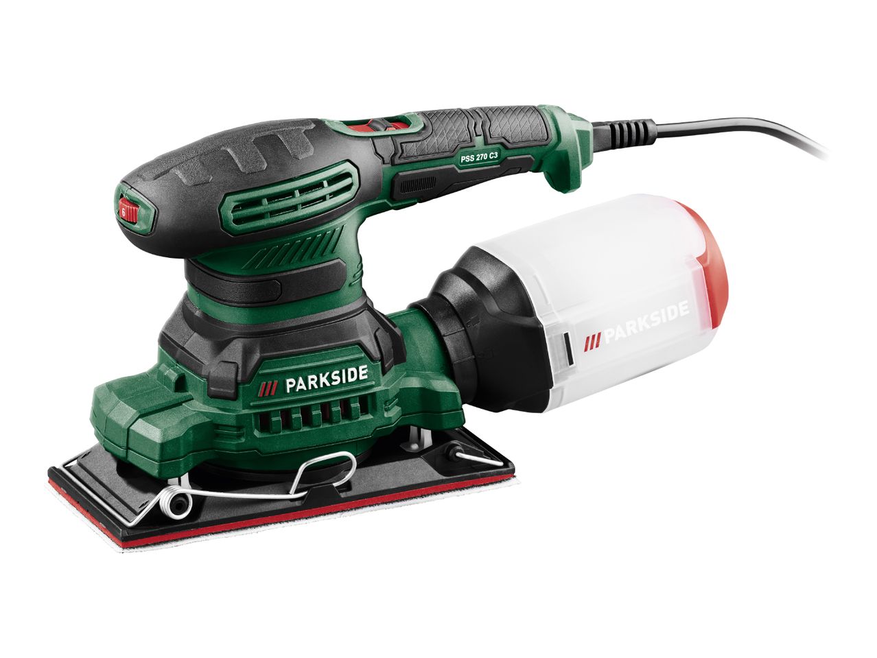 Parkside PSS 270 C3 electric sander with dust collection