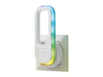 Plug-in LED night light with colorful rainbow illumination