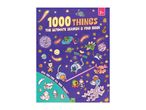 Cover of the 1000 Things Ultimate Search & Find Book with space illustrations