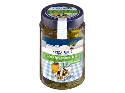 Sólében érlelt, lágy sajtkockák