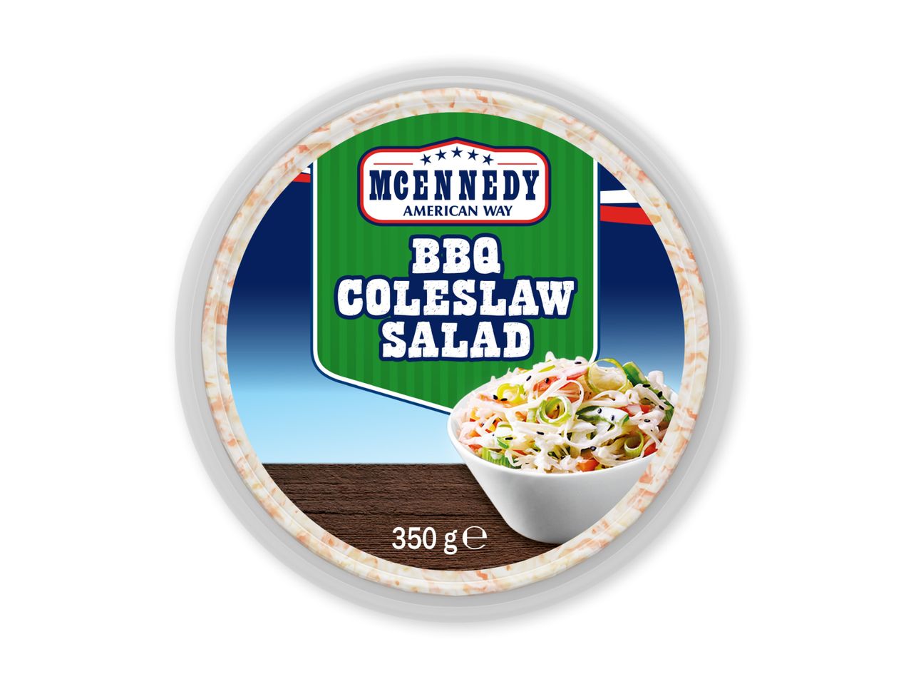 McKennedy BBQ Coleslaw salat, 350 g.