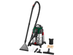 Parkside® 1600W Carpet Cleaner with accessories, including a large nozzle and various attachments.