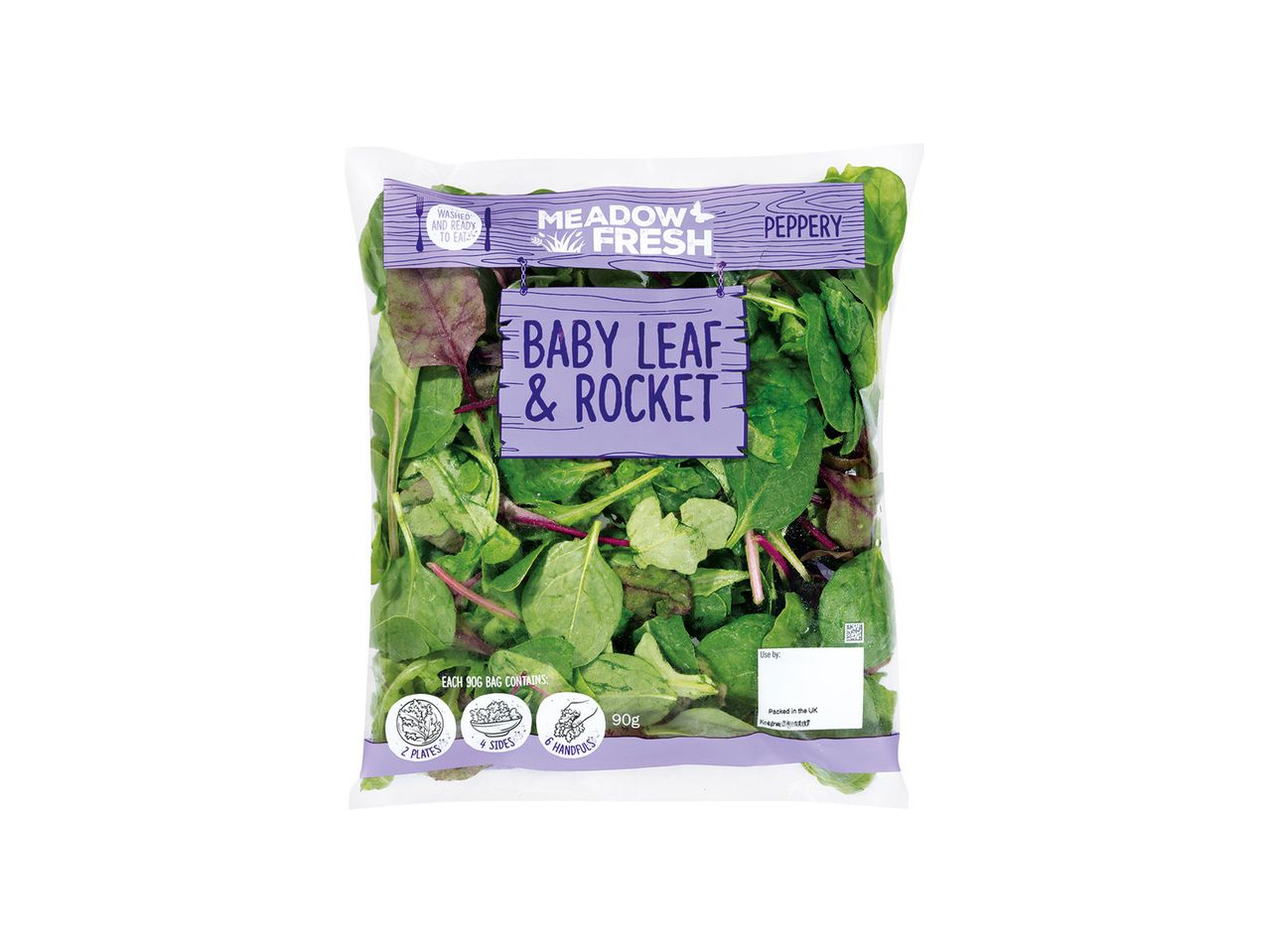 Meadow Fresh salad: baby leaf and rocket.