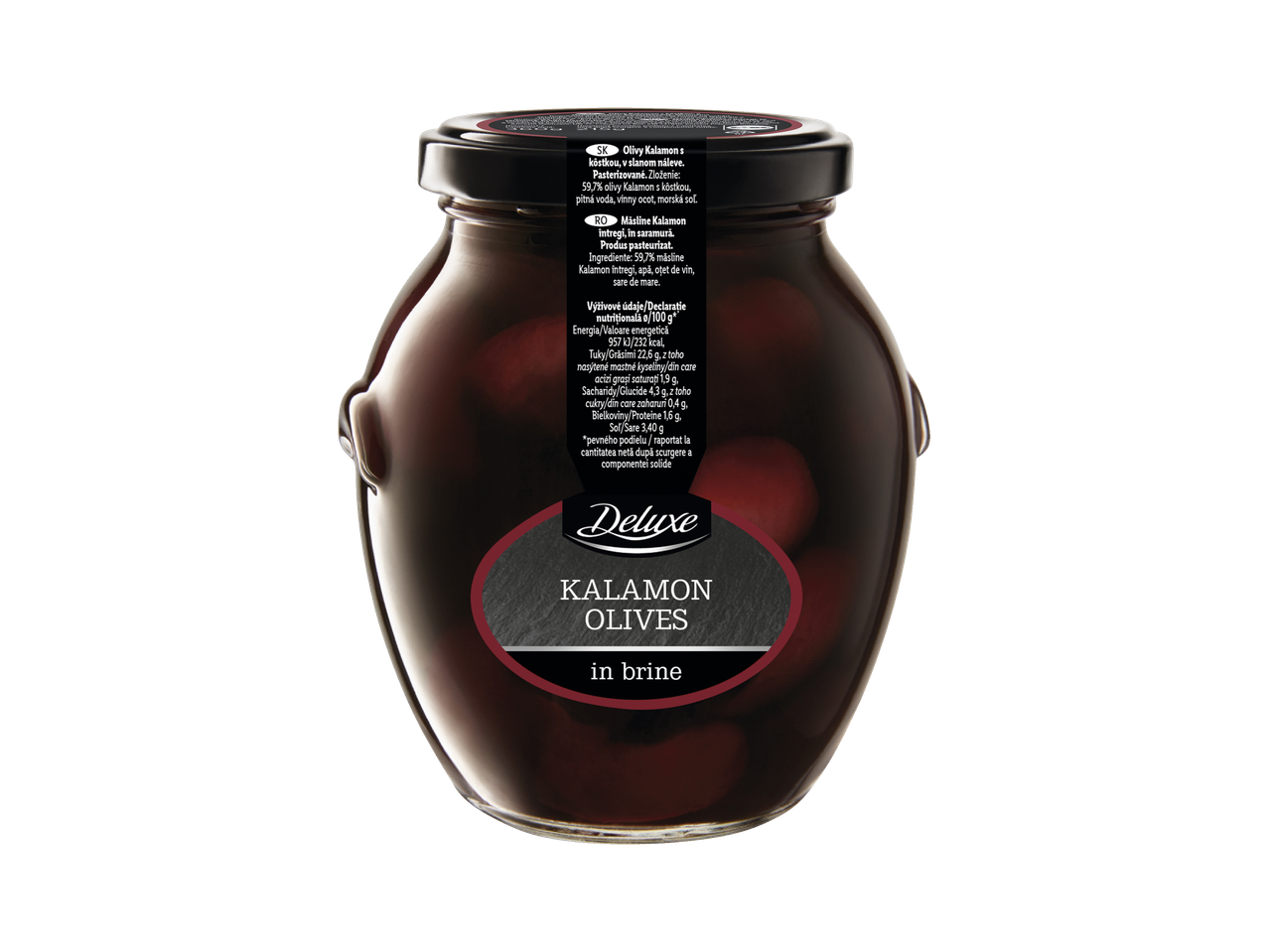 Măsline Kalamon Deluxe în saramură.