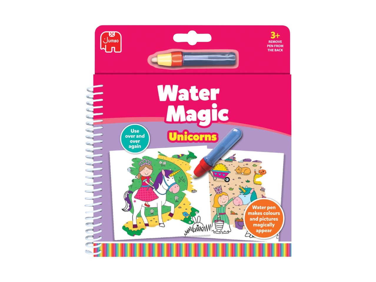 En Hama Water Magic tegnebog med farvelægning af eventyrfigurer.