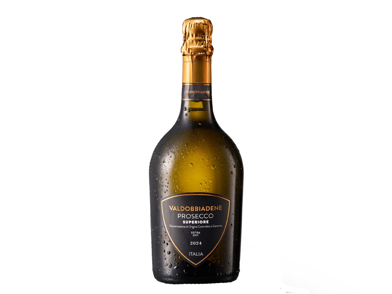 Valdobbiadene Prosecco Superiore, Extra Dry, 2024, Italia, with condensation