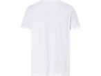 Camiseta branca, vista traseira.